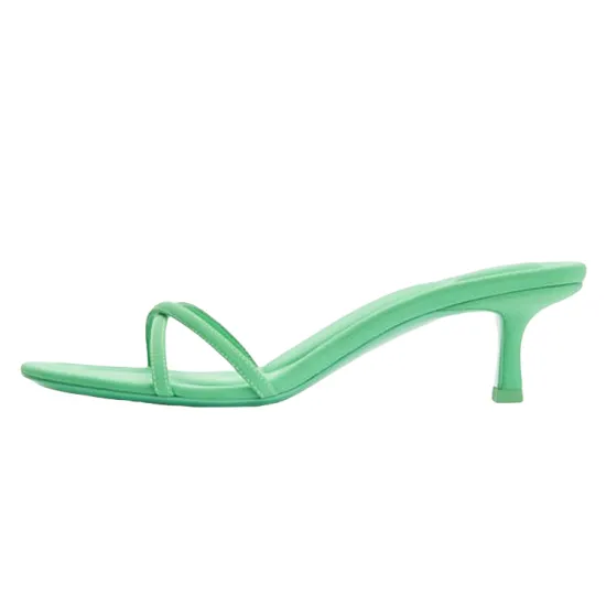Alexander Wang Slide Slippers Women's Green