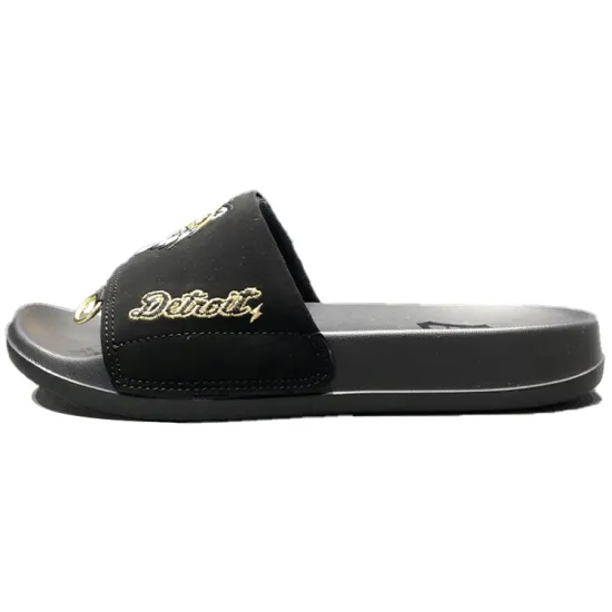 MLB Slipper Slide Slippers Unisex Black/Gold