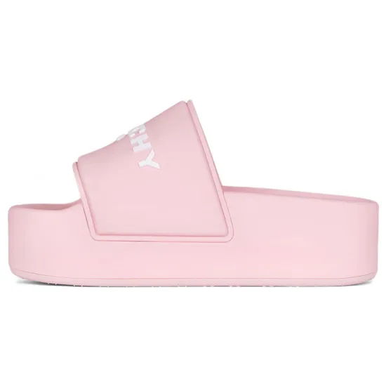 Givenchy Women's Logo Embossed Platform Sandal 'Blossom Pink'