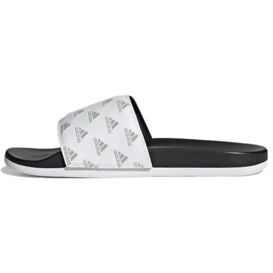 Adidas Adilette Comfort Slide 'Repeat Logo - White'