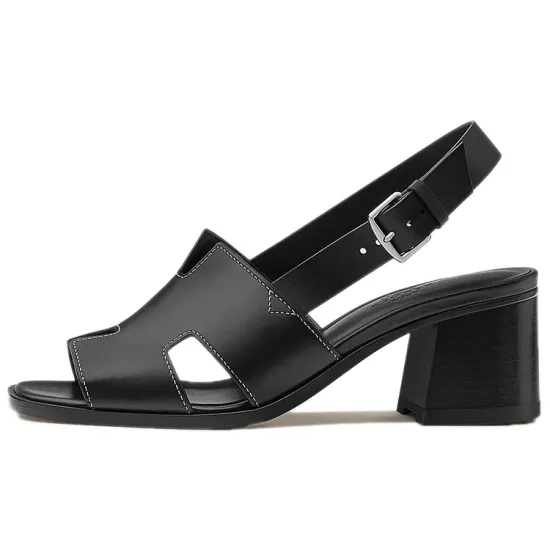 HERMES Elbe One-Strap Sandals Women's