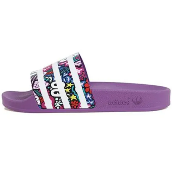 Adidas Originals ADILETTE Series Flip-flops Women's Purple