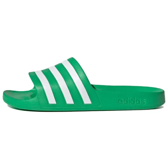Adilette Adidas Aqua Slides 'Vivid Green'