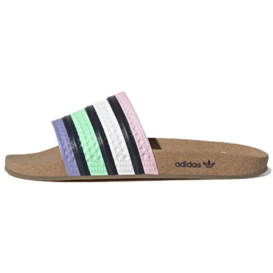 Adilette Adidas Originals Slide 'Cork   Pulse Mint Legend Ink'