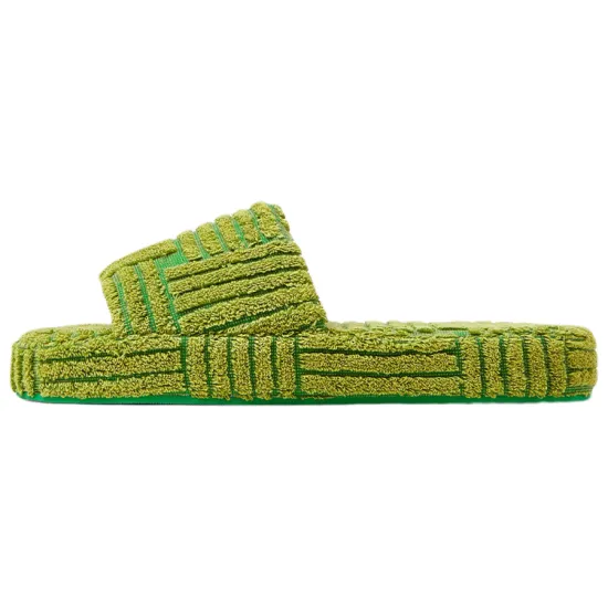 Bottega Veneta Resort Sponge Slide Slippers Women's Capuchin Peach