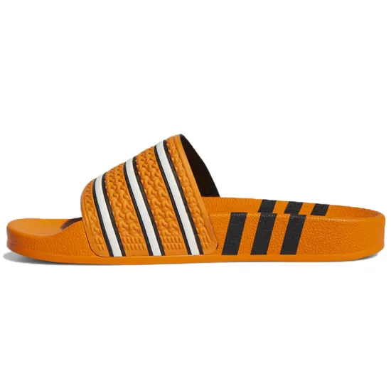 Adilette Women's Adidas Originals Slide 'Three Stripes - Bright Orange' Women's