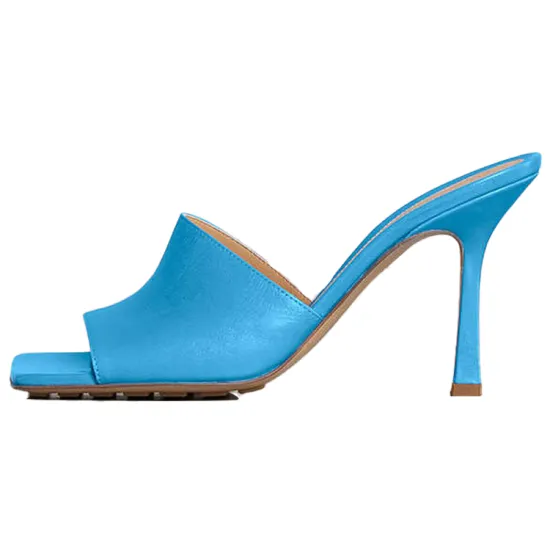 Bottega Veneta Stretch Stylish Sandal 9cm Women's Sky Blue
