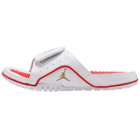 Jordan Hydro 4 Flip-flops Men White/Red