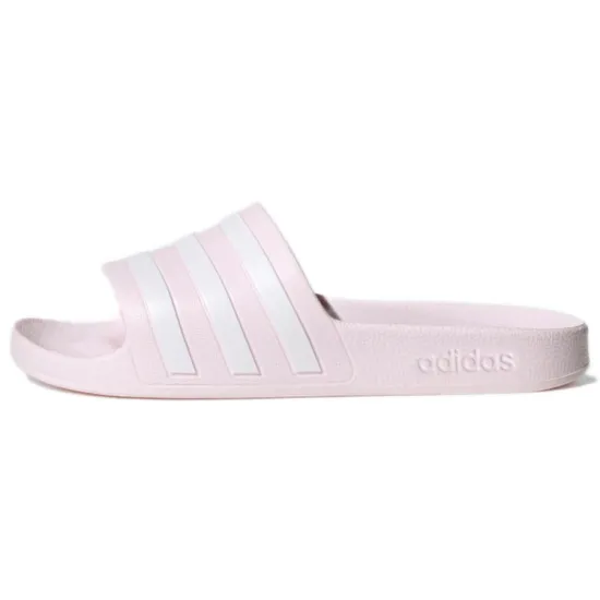 Adidas Adilette Aqua Slides Almost Pink Cloud White
