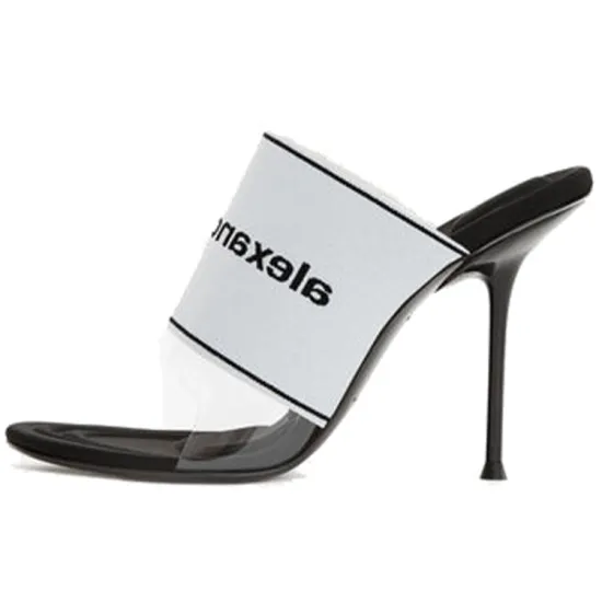 Alexander Wang Slide Slippers Women's White