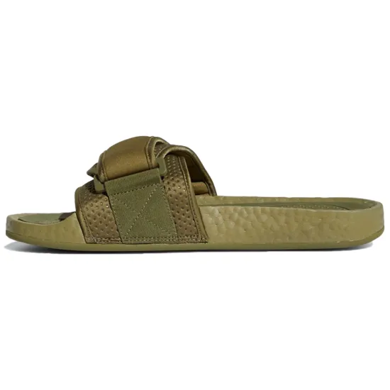 Adidas Boost Slide Pharrell Olive Cargo