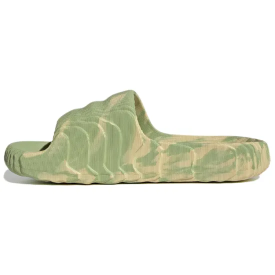 Adidas Adilette 22 Slides 'Magic Lime Desert Sand'