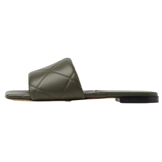 Bottega Veneta Lido Quilted Slides Women's