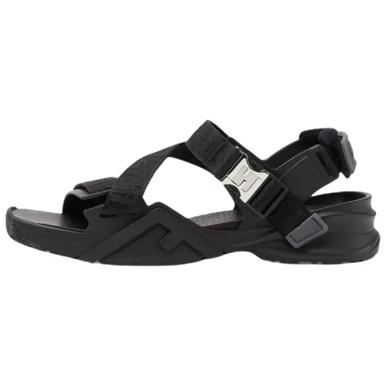 Fendi Flow FF Jacquard Touch Strapped Sandals