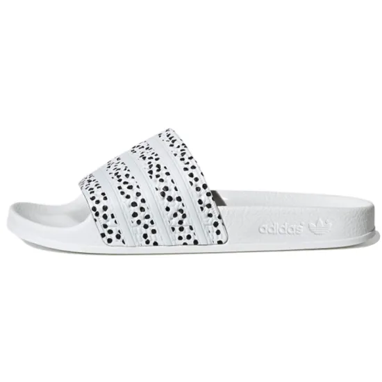 Adidas Women's Adilette Slide 'Polka - White'