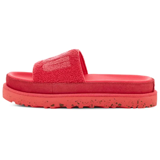 UGG Rubber Sole Slide Slippers Women's Hibiscus Pink