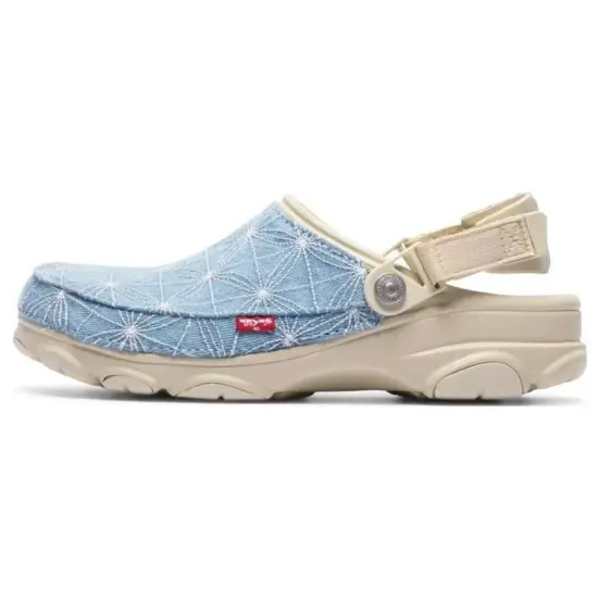 Crocs Classic All Terrain Clog Levi's Sashiko Light Wash