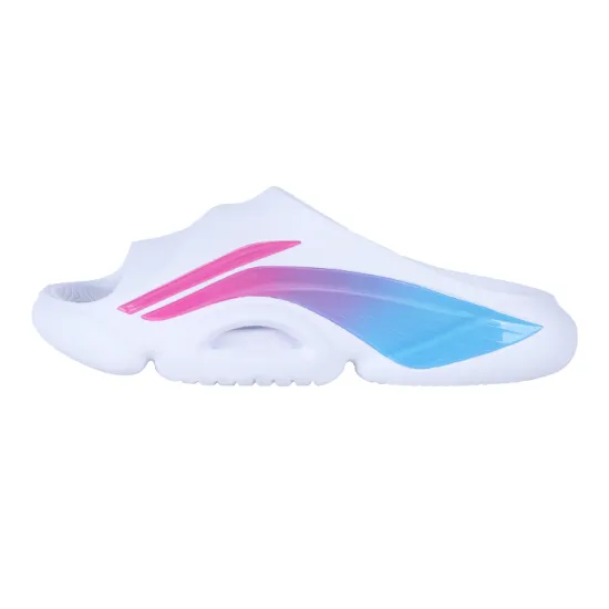 LINING Speed 8 Slide Slippers Men Standard White/Du Juan Pink/Moon White Blue