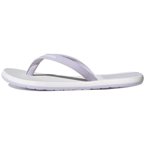 Adidas Eezay Flip Flops Purple White Slippers 'Purple White' Women's