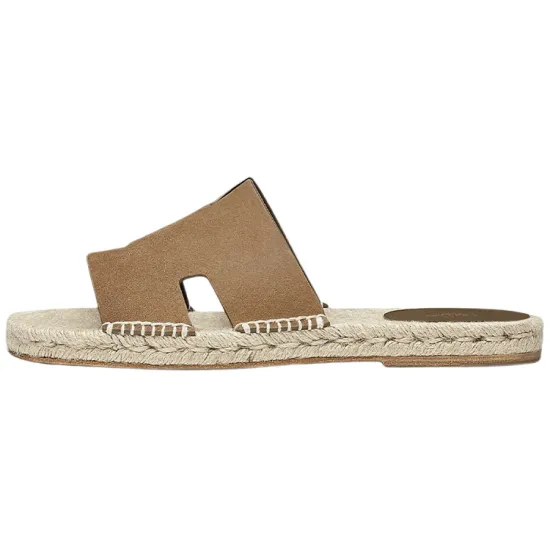 HERMES Antigua Slide Slippers Men Brown