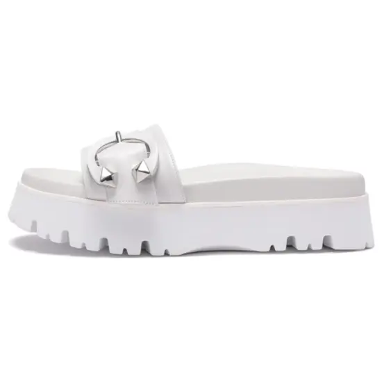 Jimmy Choo Slide Slippers 5.5cm Women's White