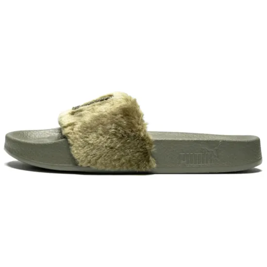Puma Rihanna Fenty Flip-flops Women's Olive Green