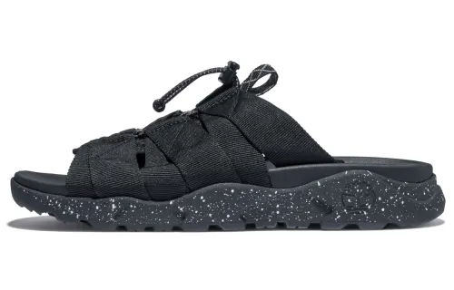 Timberland Ripcord Rubber Sole Slip Resistant Slide Slippers Men's Black