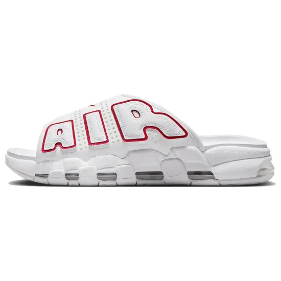 Nike Air More Uptempo Slide 'White University Red'