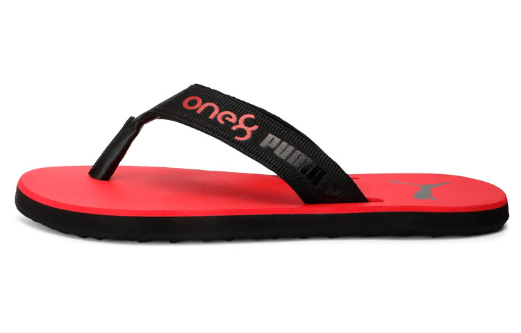 Puma X One8 Virat Kohli Breeze Gu red and black slippers