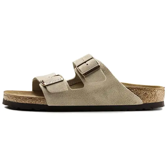 Birkenstock Arizona Suede Leather Sandals 'Taupe'