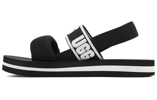 UGG Sports Sandals 'Black White' Women's
