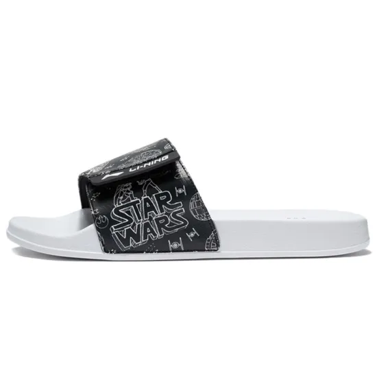 Disney X LINING Disney Slide Slippers Men Black/Standard White