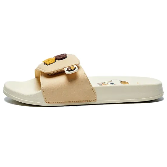 Disney X LINING Slide Slippers Women's Rice Gold