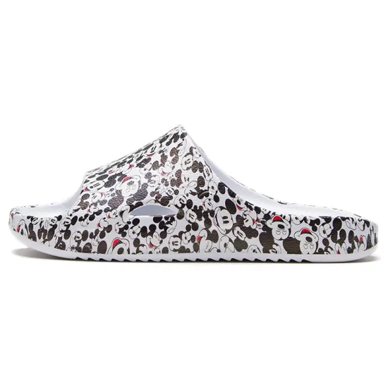 Disney x LiNing Quiet Slide Slippers Women's Black White Mickey