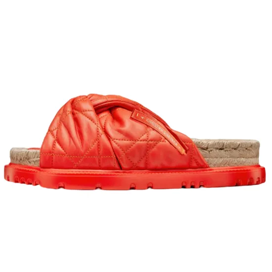 DIOR Dtwist Slide Slippers Women's Orange