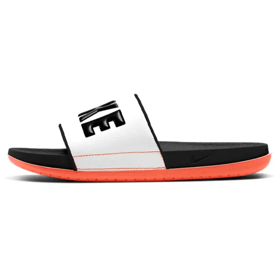 Nike Offcourt Flip-flops Men White / Turf Orange / Black