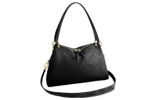 LOUIS VUITTON Shoulder Bag Ponthieu Monogram Empreinte Pm Noir Black