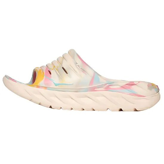 HOKA ONE ONE Ora Recovery Slide Free People Movement Luna Marbled