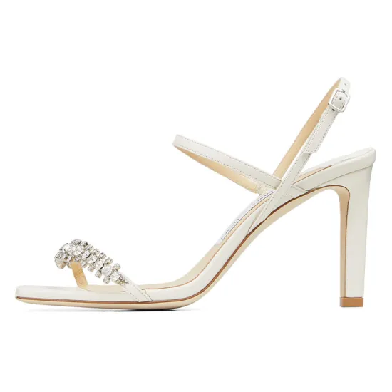 Jimmy Choo Pre-Owned Meira 85mm Leather Sandals