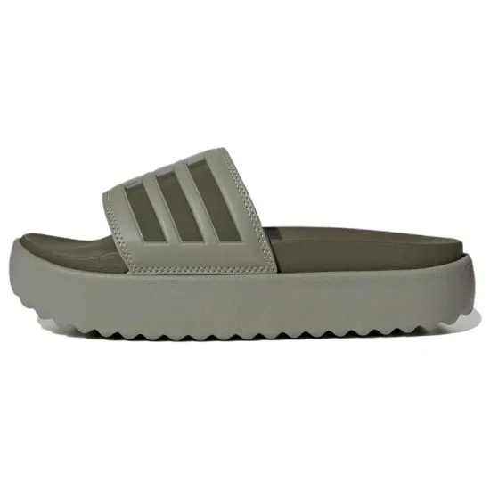 Adidas Adilette Series Flip-flops Women's Grey/Green