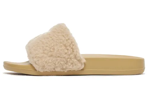 MLB Slipper Comfortable Slip Resistant Abrasion Resistant Slide Slippers Unisex Coffee