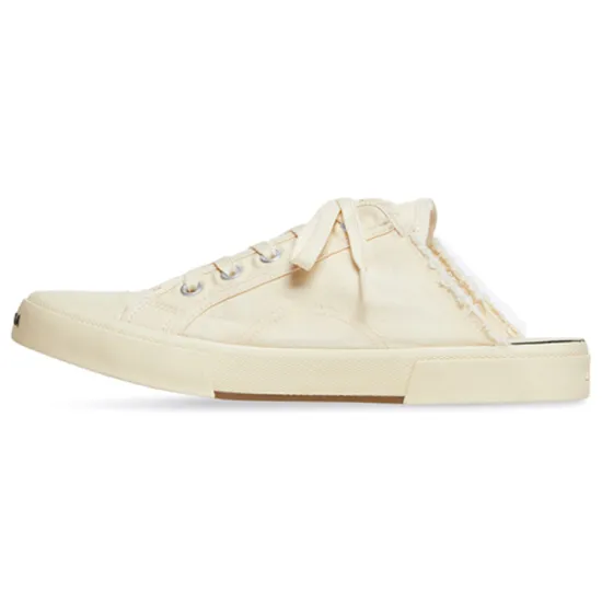 Balenciaga Women's Paris Sneaker Mule 'Destroyed - White'