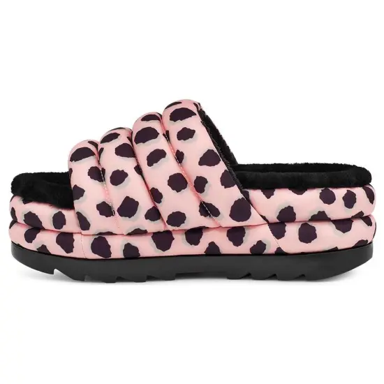 UGG Puft Cheetah-print Slides