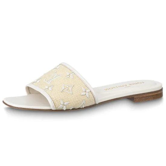LOUIS VUITTON Revival Flat Mules 'Yellow' Women's