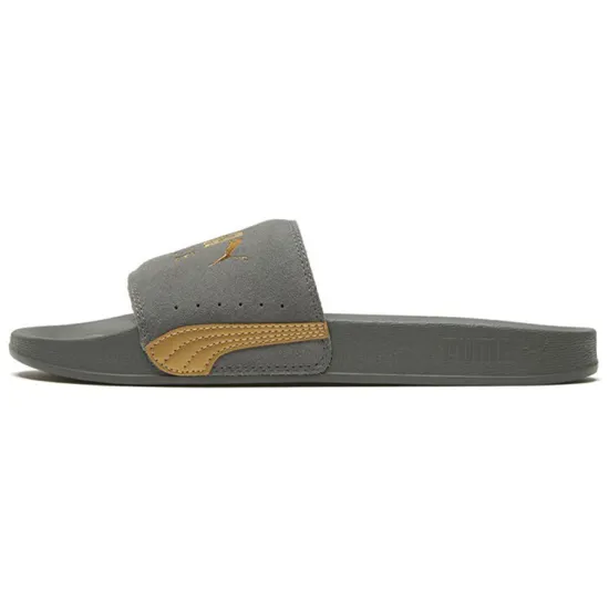 Puma Leadcat Series Flip-flops Unisex Gray/Gold