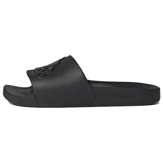 adidas Adilette Aqua Slides Core Black Logo