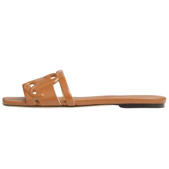 Jimmy Choo Slide Slippers Women's Tawny