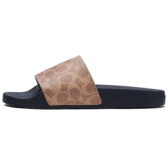 COACH Logo Slip-on Slides