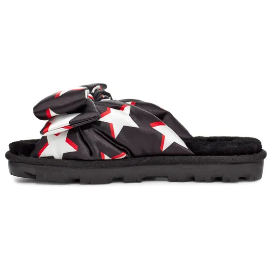 UGG Rubber Sole Abrasion-Resistant Slide Slippers Women's Black