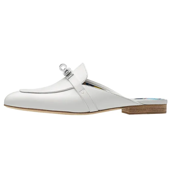 HERMES Oz Stylish Sandals Women's White
